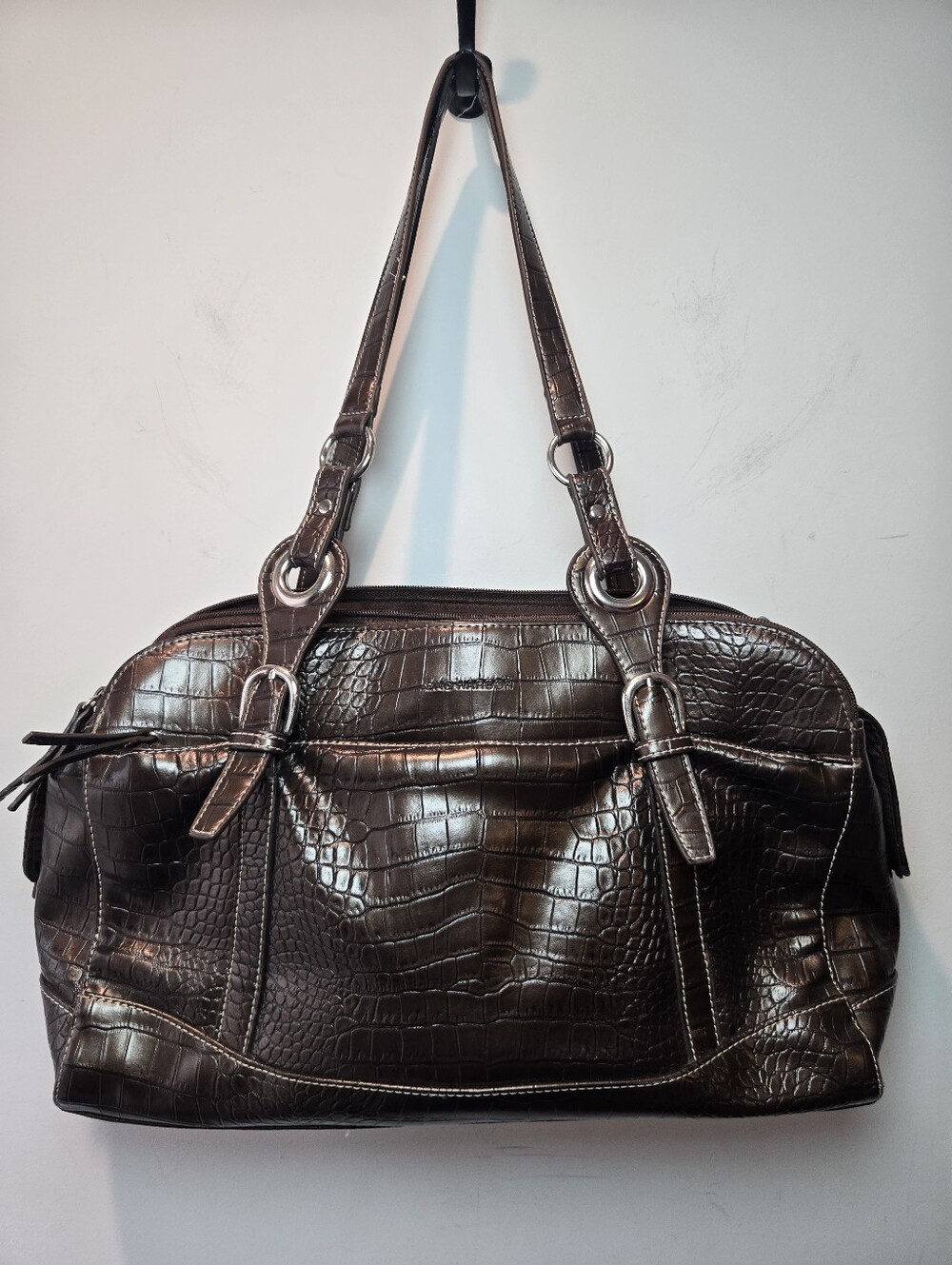Sag Harbor Purse Brown Retro Vintage Shoulder Bag 90s Mom